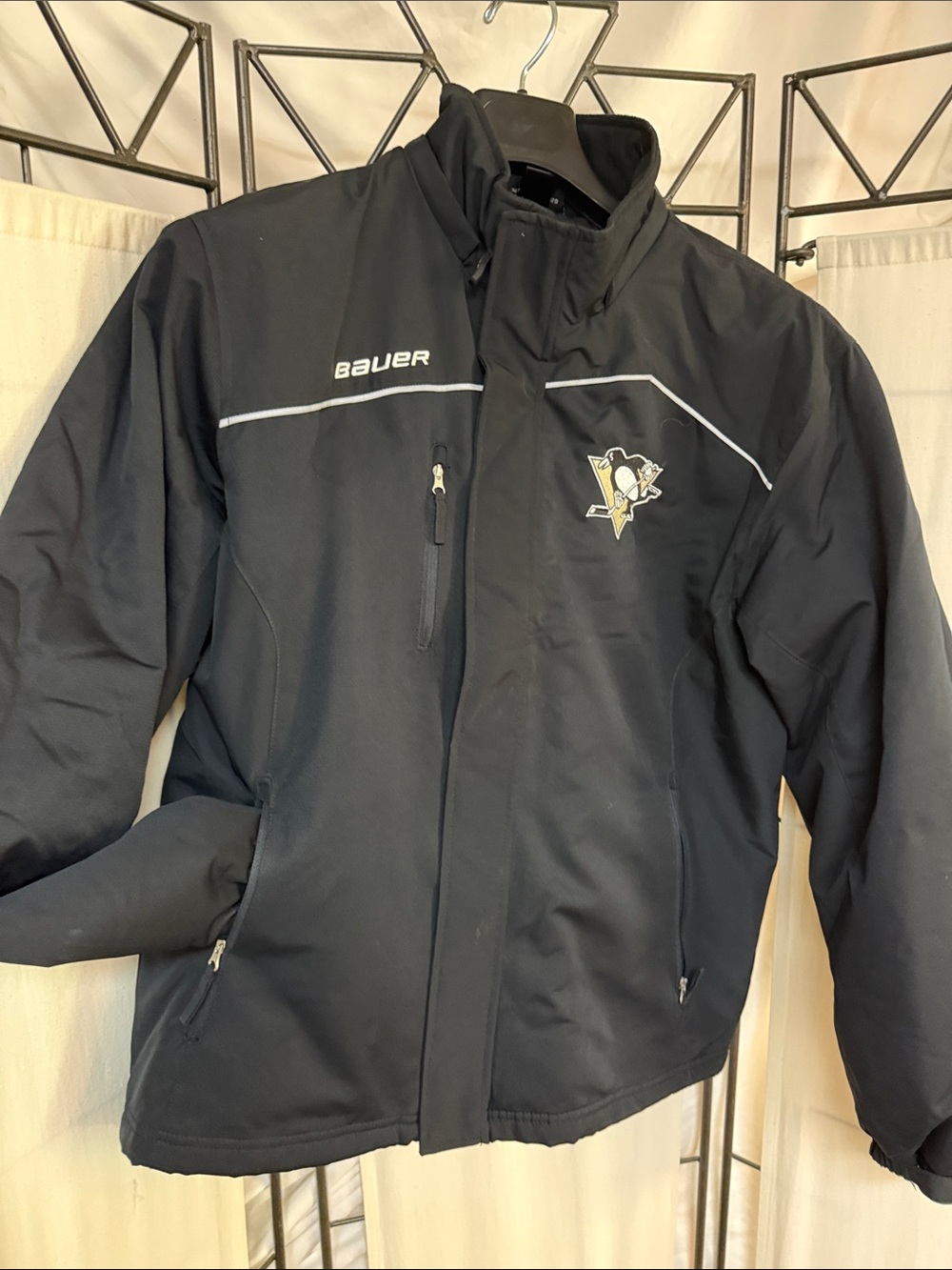 Bauer Black Pittsburgh Penguins Insulated Performance Jacket